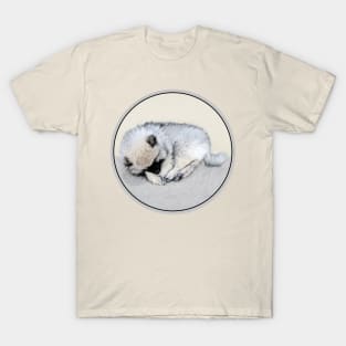 Keeshond Puppy (Sleeping) T-Shirt